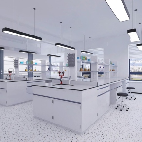 现代化学实验室3D模型下载